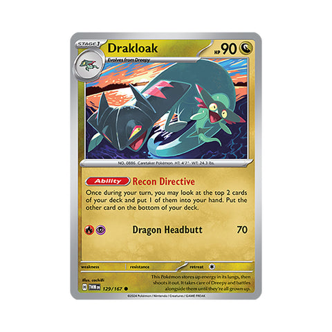 Drakloak Reverse Holo 129/167