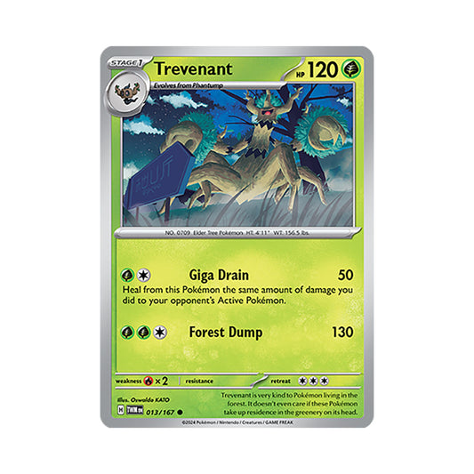 Trevenant Reverse Holo 013/167