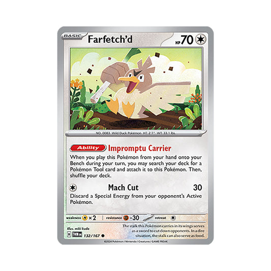 Farfetch'd Reverse Holo 132/167
