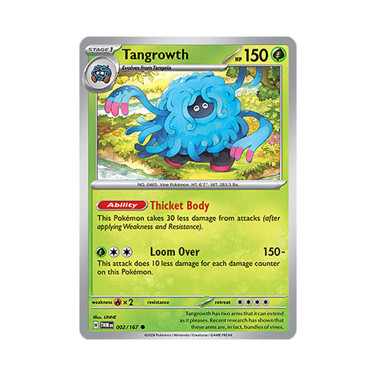 Tangrowth Reverse Holo 002/167