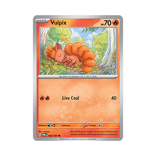 Vulpix Reverse Holo 026/167