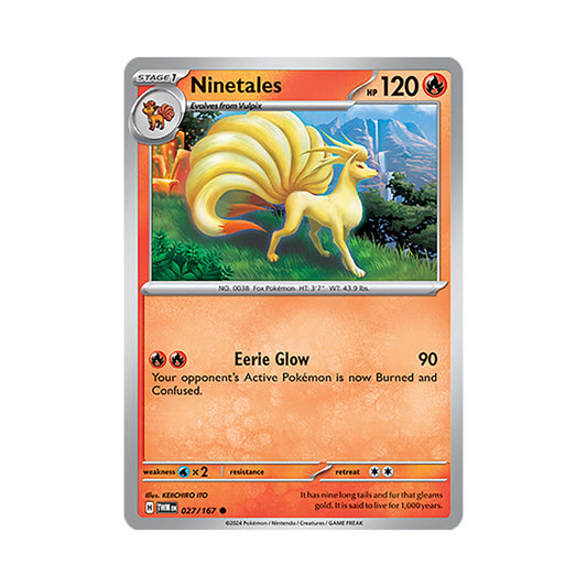 Ninetales Reverse Holo 027/167