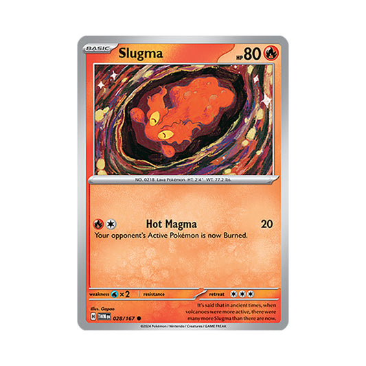 Slugma Reverse Holo 028/167