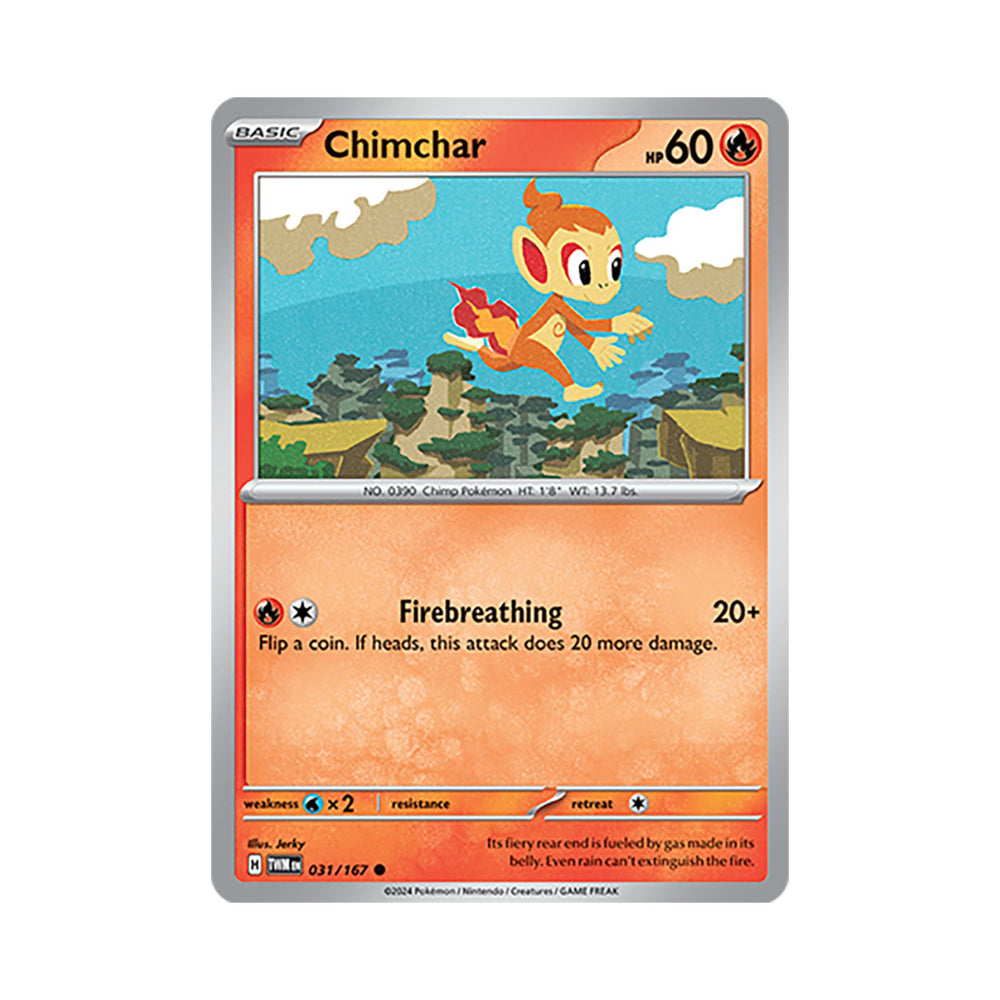 Chimchar Reverse Holo 031/167
