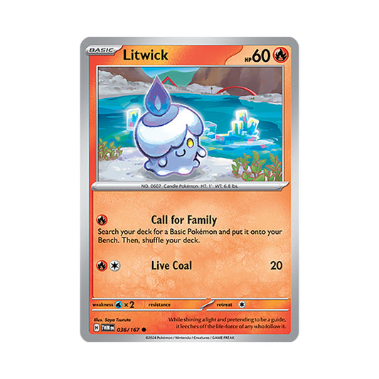 Litwick Reverse Holo 036/167