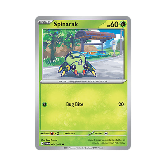 Spinarak Reverse Holo 004/167