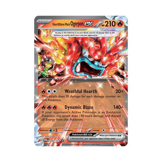 Hearthflame Mask Ogerpon ex 040/167