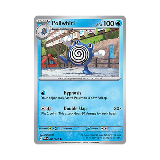 Poliwhirl Reverse Holo 042/167