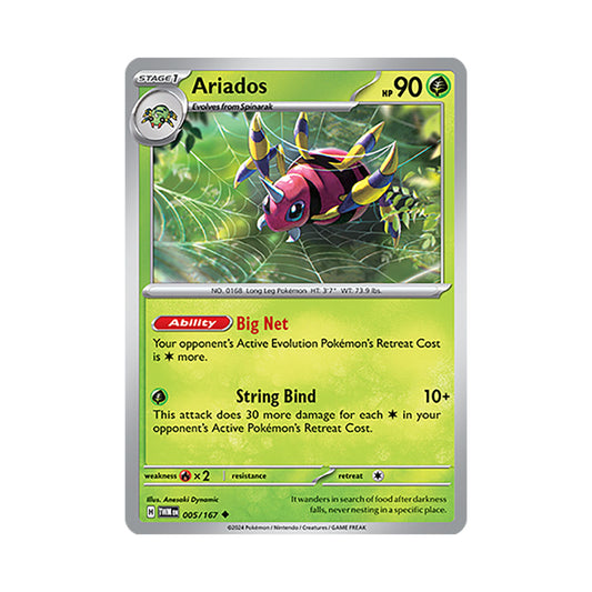 Ariados Reverse Holo 005/167
