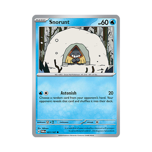 Snorunt Reverse Holo 051/167