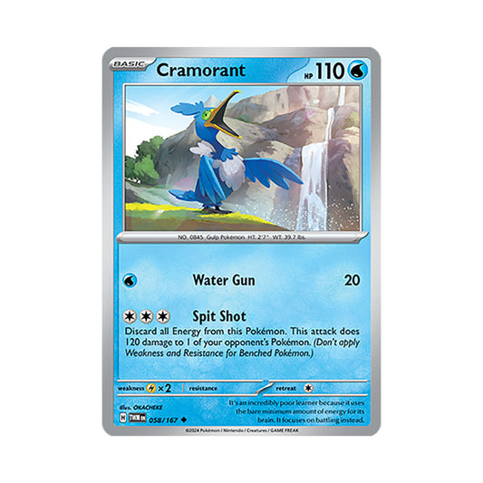 Cramorant Reverse Holo 058/167