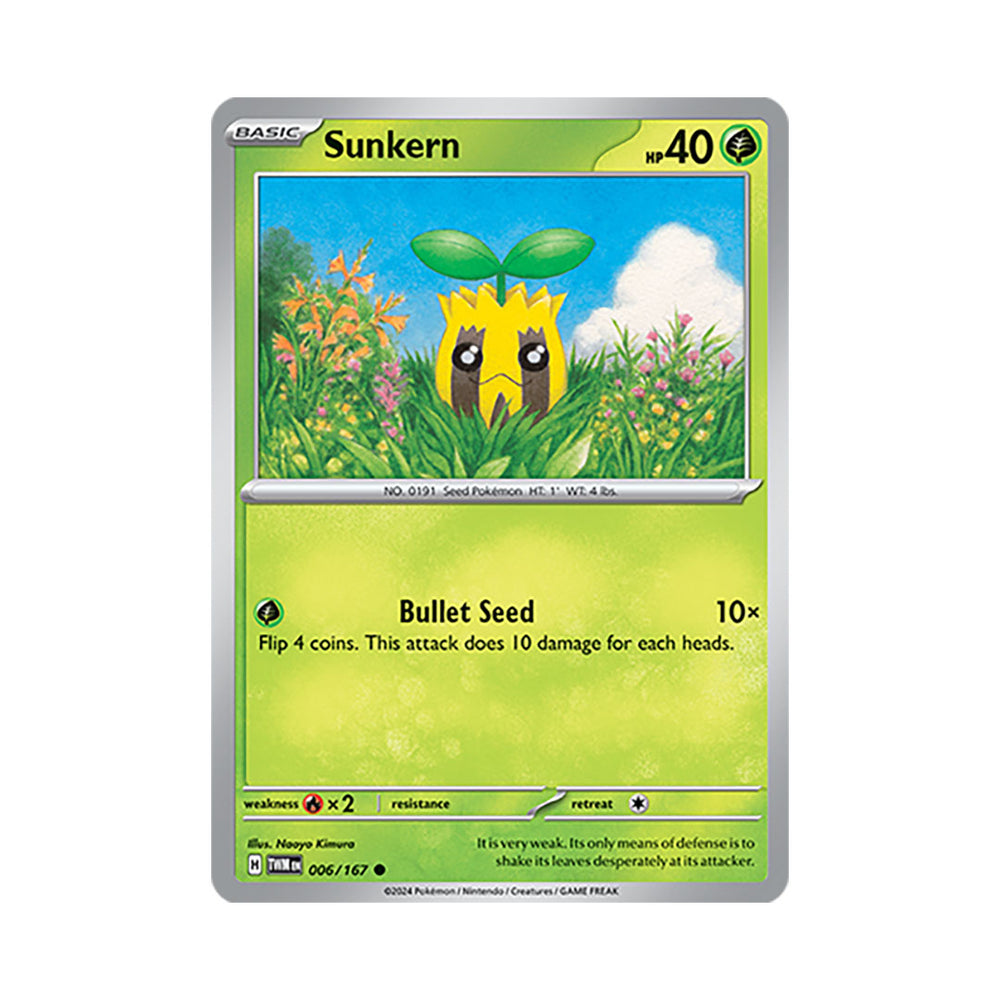 Sunkern Reverse Holo 006/167