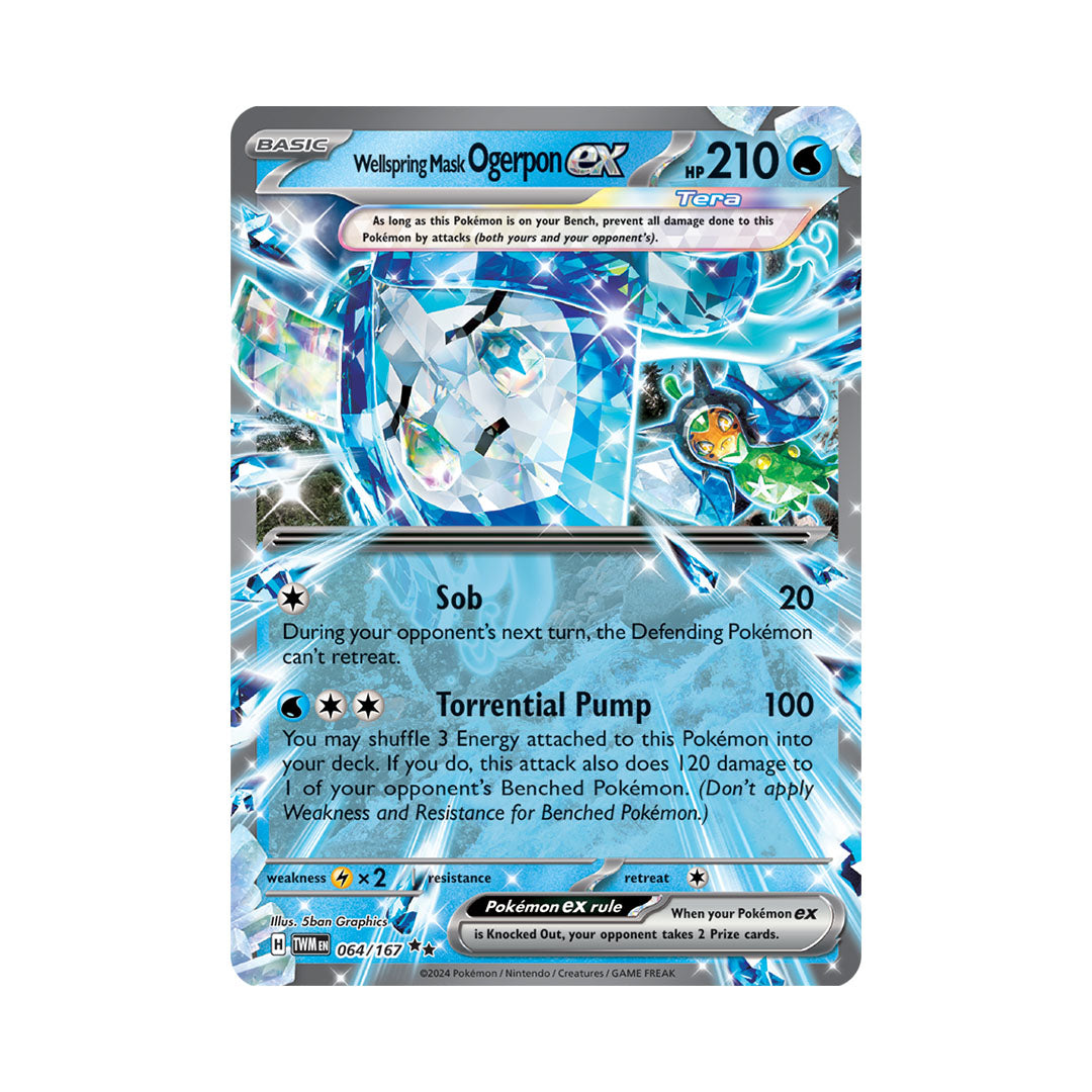 Wellspring Mask Ogerpon ex 064/167 - Shop Pokemon Cards – Mochi Pals