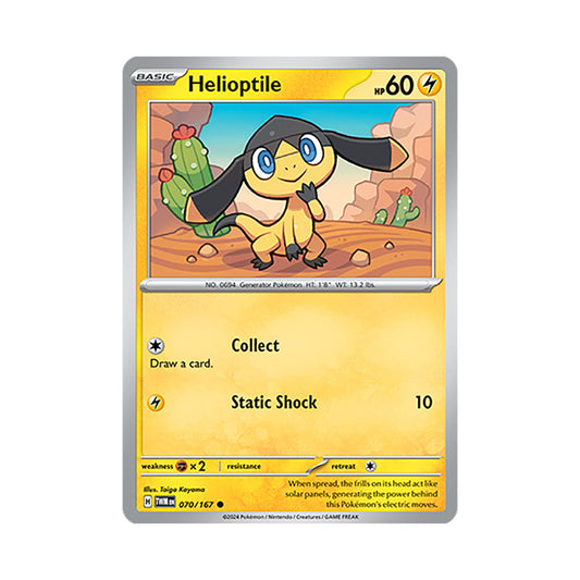 Helioptile Reverse Holo 070/167