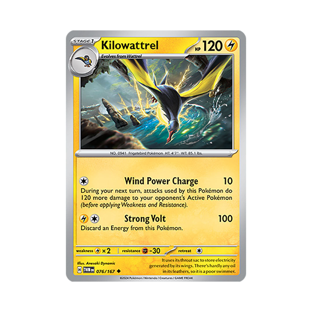 Kilowattrel Reverse Holo 076/167