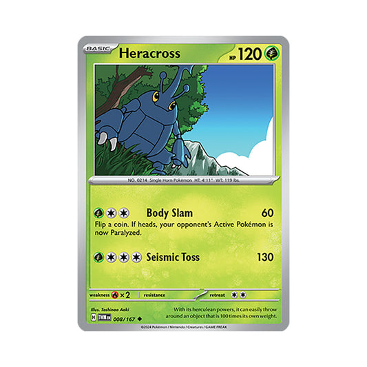 Heracross Reverse Holo 008/167