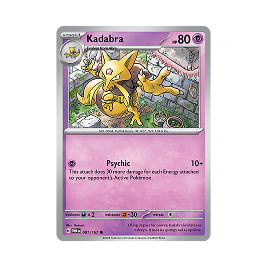 Kadabra Reverse Holo 081/167