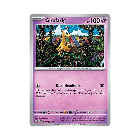 Girafarig Reverse Holo 083/167