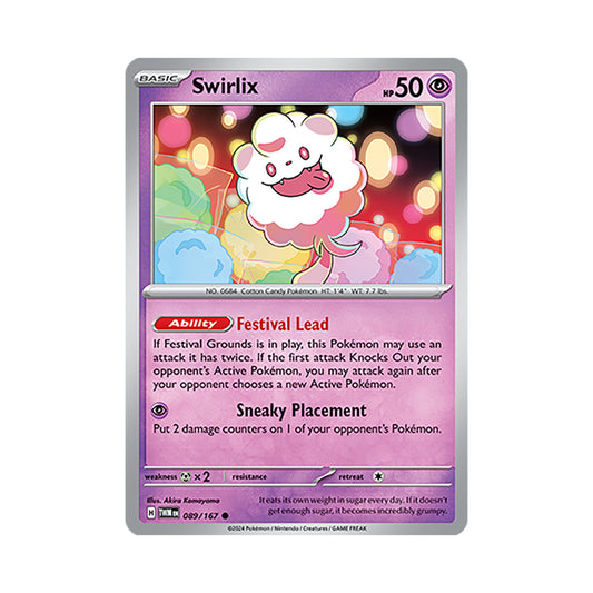 Swirlix Reverse Holo 089/167
