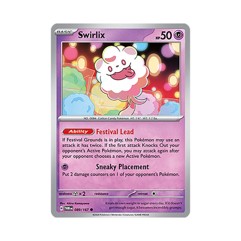 Swirlix Reverse Holo 089/167