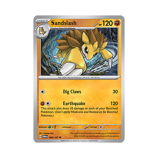 Sandslash Reverse Holo 098/167