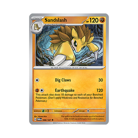 Sandslash Reverse Holo 098/167