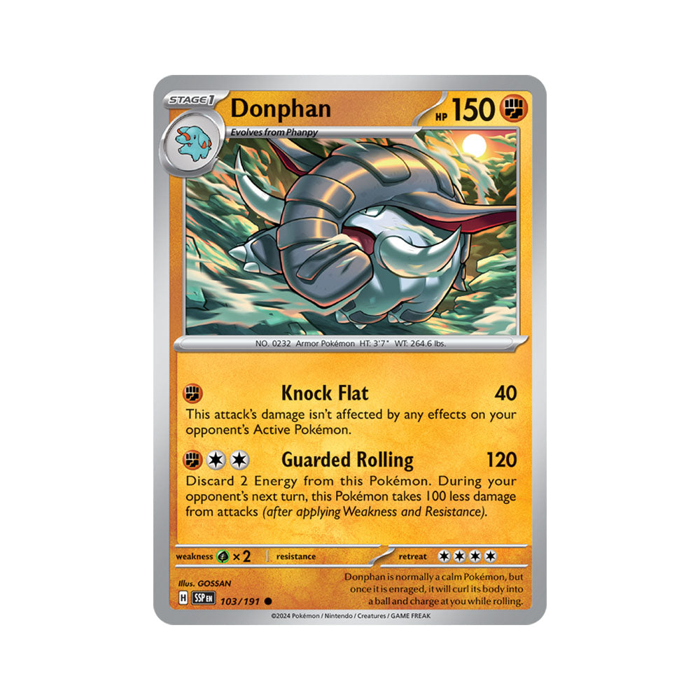 Donphan Reverse Holo 103/191