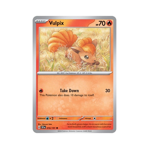 Vulpix Reverse Holo 016/191