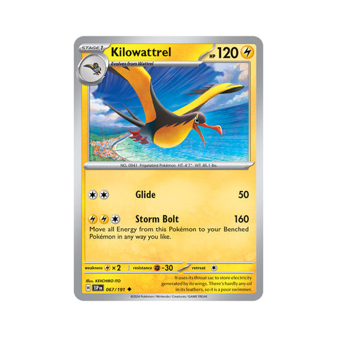 Kilowattrel Reverse Holo 067/191