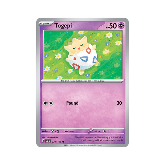 Togepi Reverse Holo 070/191