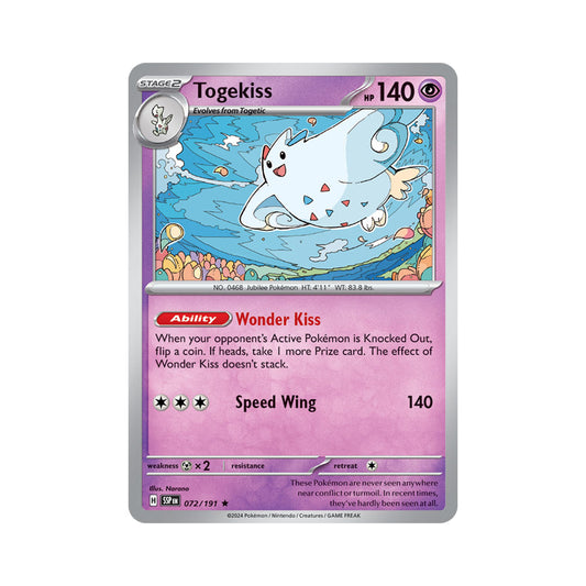 Togekiss Reverse Holo 072/191
