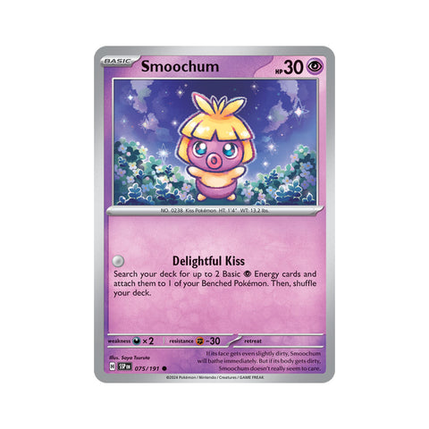 Smoochum Reverse Holo 075/191
