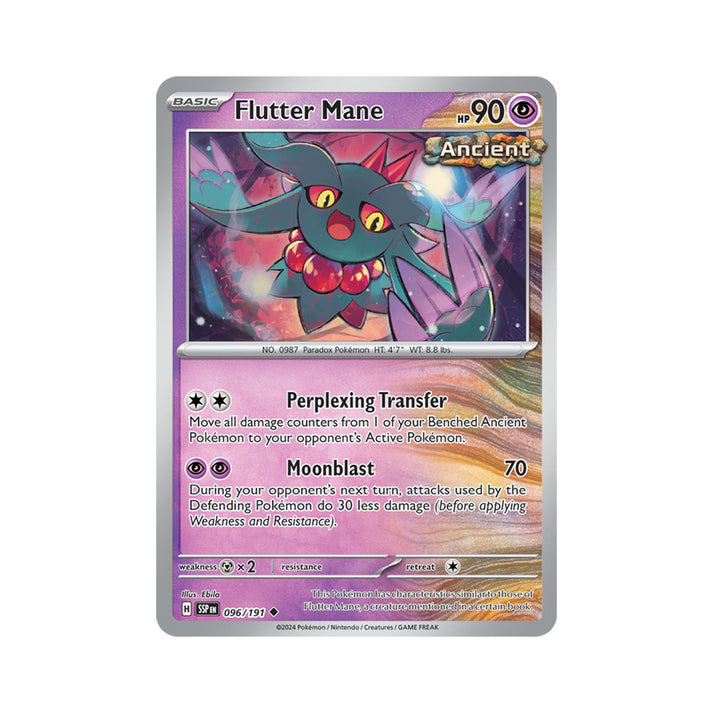 Flutter Mane Reverse Holo 096/191 - Shop Pokemon Cards – Mochi Pals