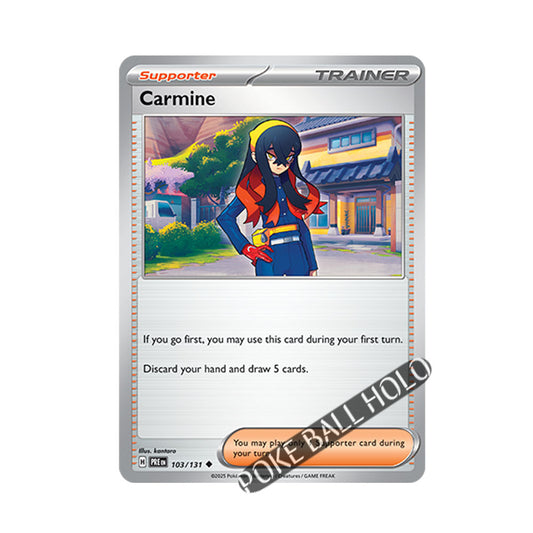 Carmine Poke Ball Holo 103/131