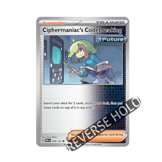 Ciphermaniac's Codebreaking Reverse Holo 104/131