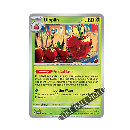 Dipplin Poke Ball Holo 010/131