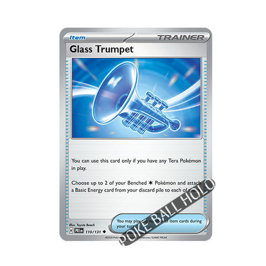 Glass Trumpet Poke Ball Holo 110/131