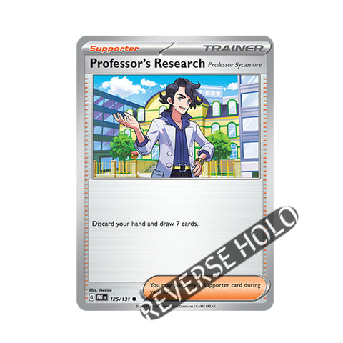 Professor's Research Reverse Holo 125/131