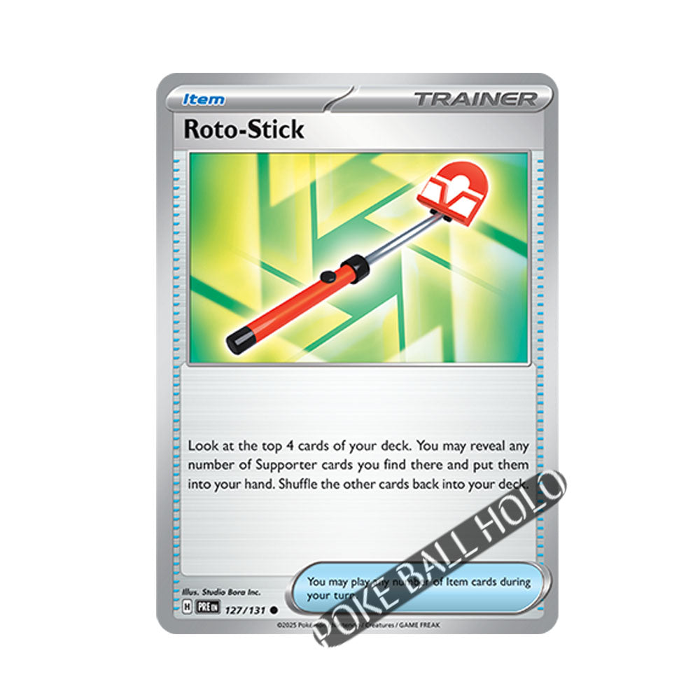 Roto-Stick Poke Ball Holo 127/131