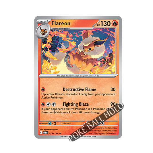 Flareon Poke Ball Holo 013/131