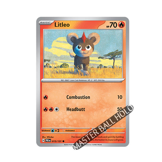 Litleo Master Ball Holo 015/131