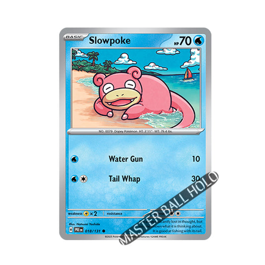 Slowpoke Master Ball Holo 018/131