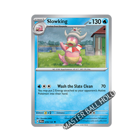 Slowking Master Ball Holo 019/131