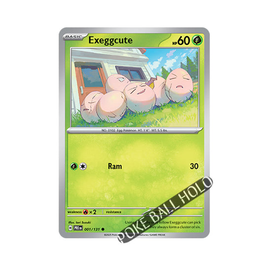 Exeggcute Poke Ball Holo 001/131
