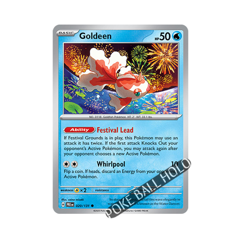 Goldeen Poke Ball Holo 020/131