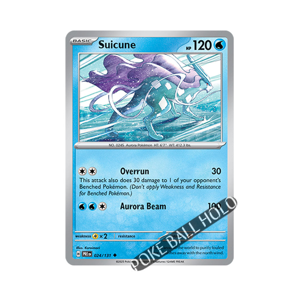 Suicune Poke Ball Holo 024/131