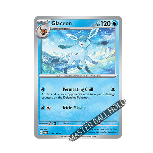 Glaceon Master Ball Holo 025/131