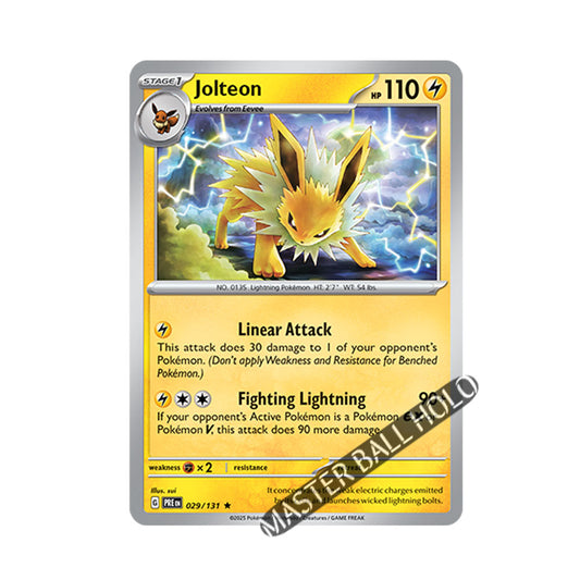 Jolteon Master Ball Holo 029/131