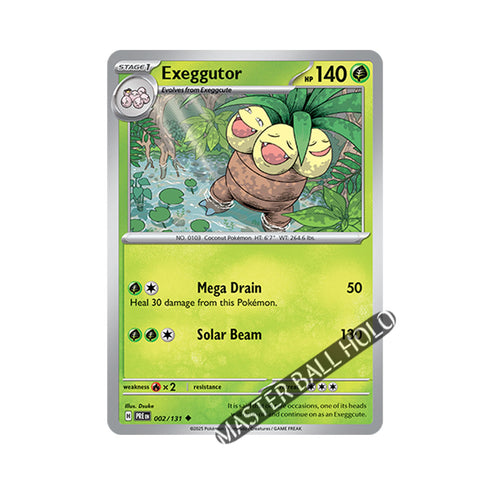 Exeggutor Master Ball Holo 002/131