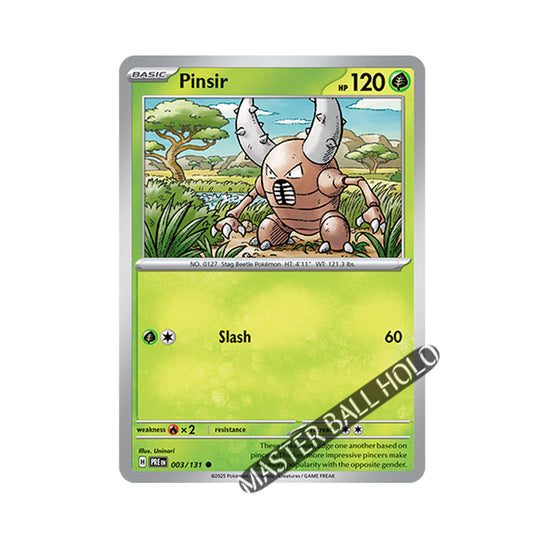 Pinsir Master Ball Holo 003/131